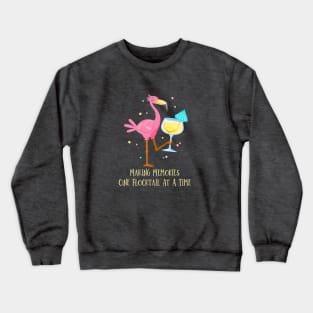 Making Memories One Flocktail At A Time Crewneck Sweatshirt